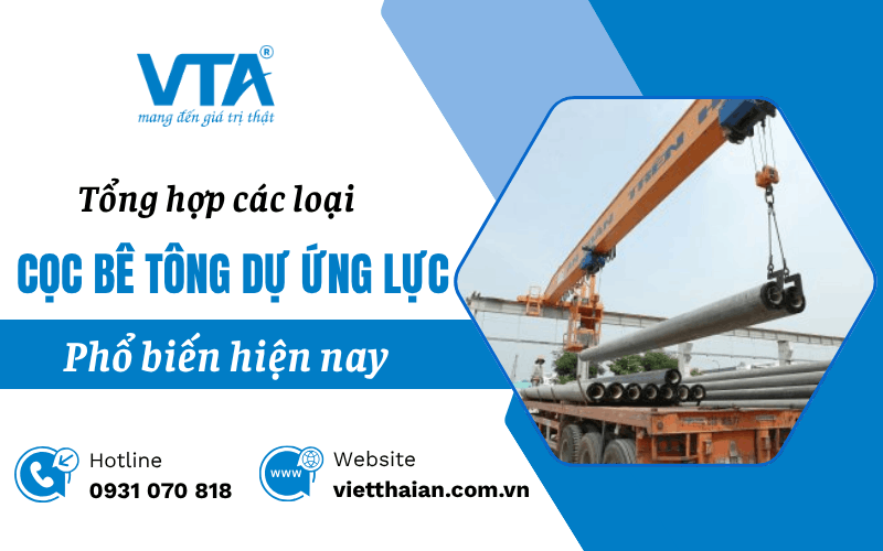 các loại cọc bê tông dự ứng lực