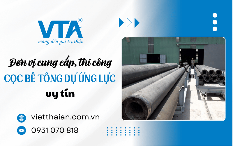 thi công cọc bê tông dự ứng lực