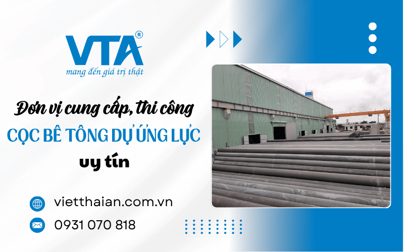 thi công cọc bê tông dự ứng lực