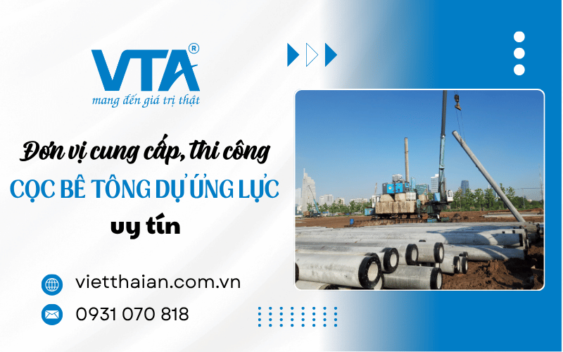 thi công cọc bê tông dự ứng lực
