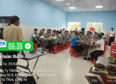 TẬP HUẤN AN TOÀN LAO ĐỘNG TẠI CÔNG TY TNHH ĐẦU TƯ VIỆT THÁI AN