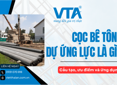 Cọc bê tông dự ứng lực là gì? Cấu tạo, ưu điểm và ứng dụng