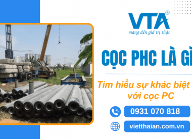 Cọc PHC là gì? Sự khác biệt so với cọc PC?