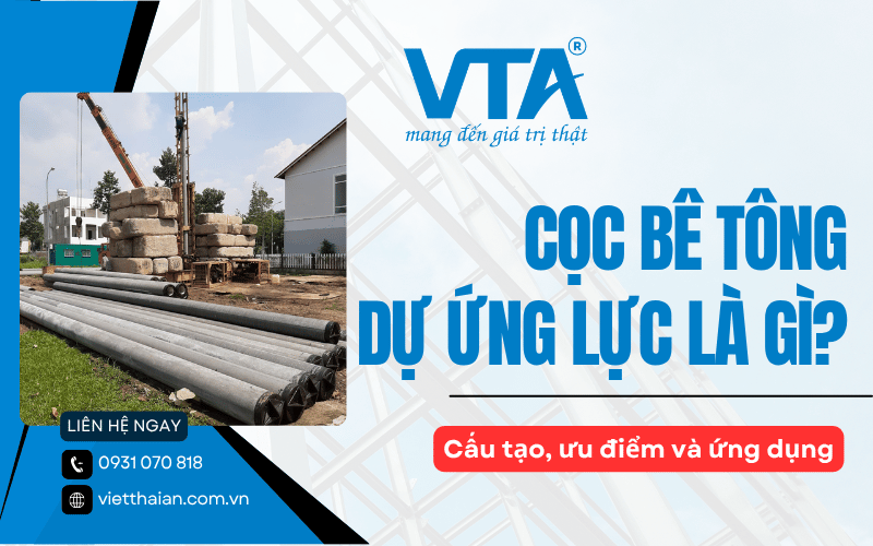 cọc bê tông dự ứng lực