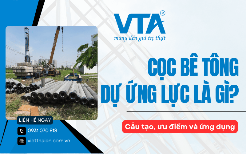cọc bê tông dự ứng lực