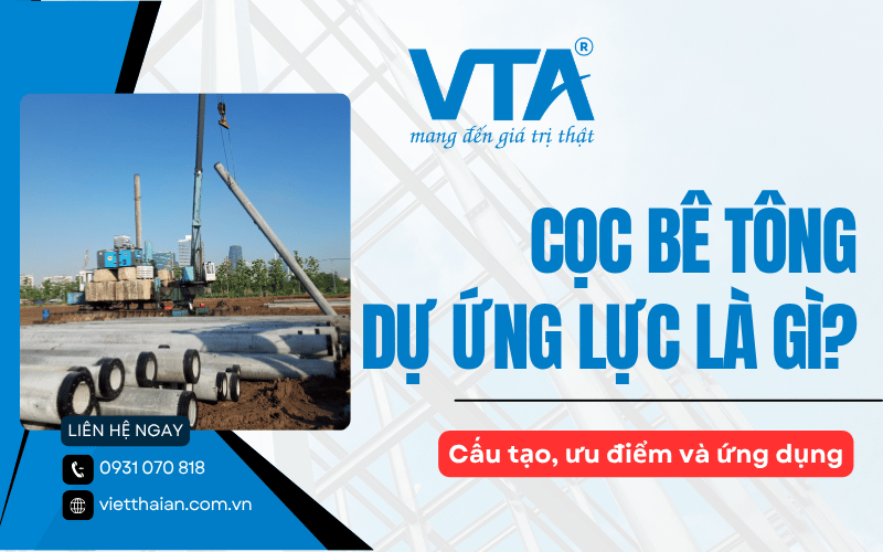cọc bê tông dự ứng lực