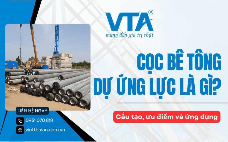 cọc bê tông dự ứng lực
