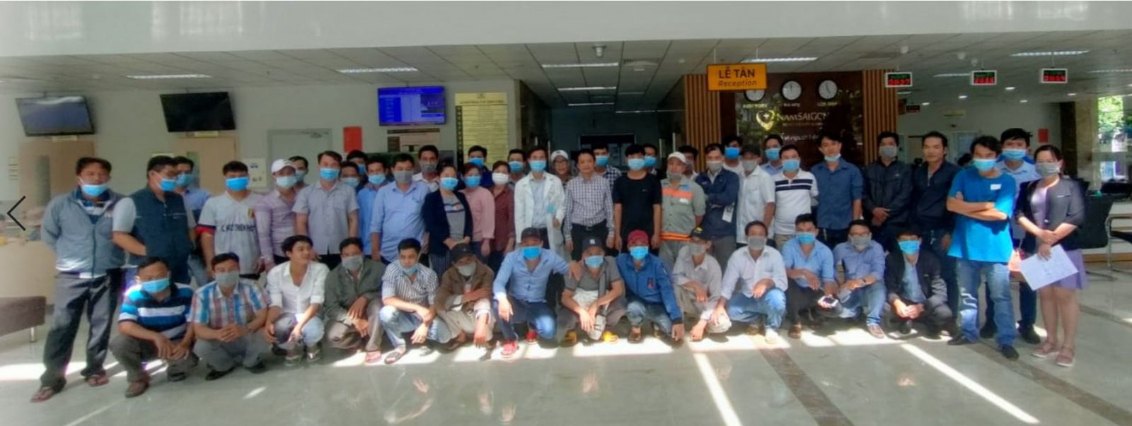 công ty VTA tổ chức khám sức khỏe định kỳ cho toàn bộ công nhân viên nhà máy tại bệnh viễn Nam Sài Gòn